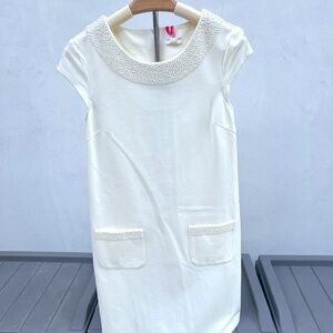 JB by Julie Brown Ivory Beaded Dress NWT Size Petite